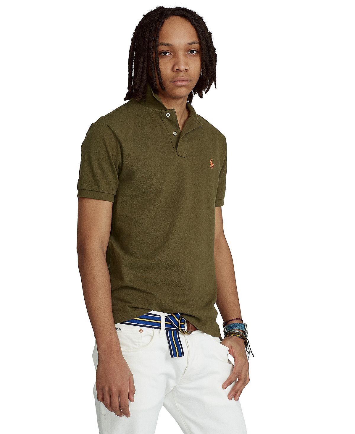 Мужская футболка-поло slim fit из сетчатой ткани на заказ Polo Ralph Lauren, мульти
Мужская футболка-поло slim fit из сетчатой ткани на заказ Polo Ralph Lauren, мульти