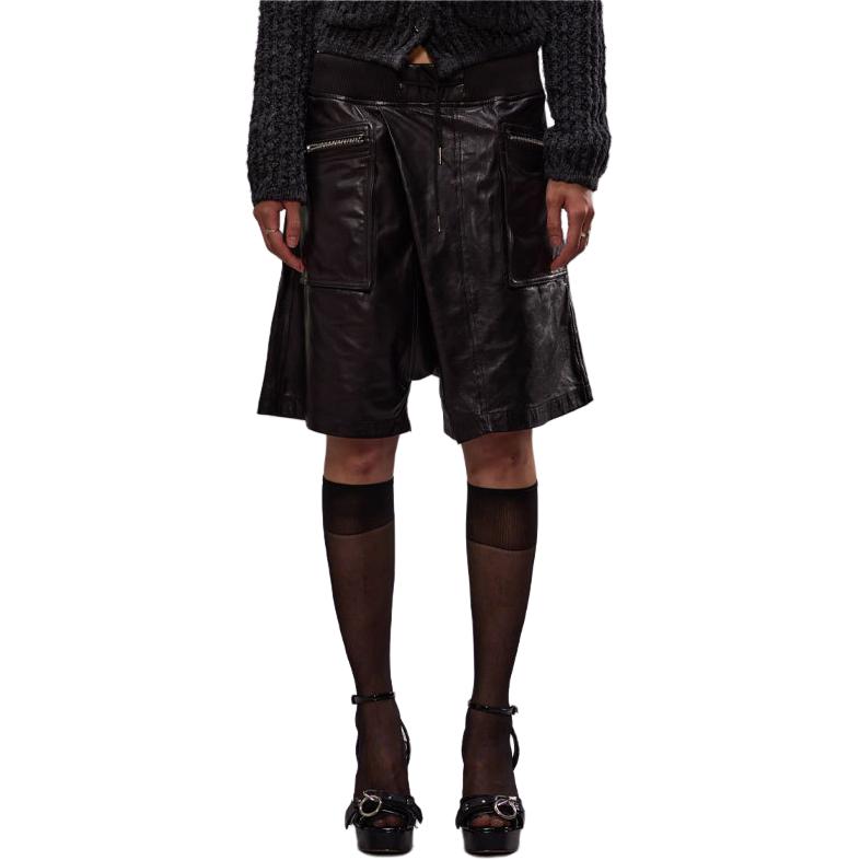 Кроссовер кожаные шорты R13, черный
Кроссовер кожаные шорты R13, черный