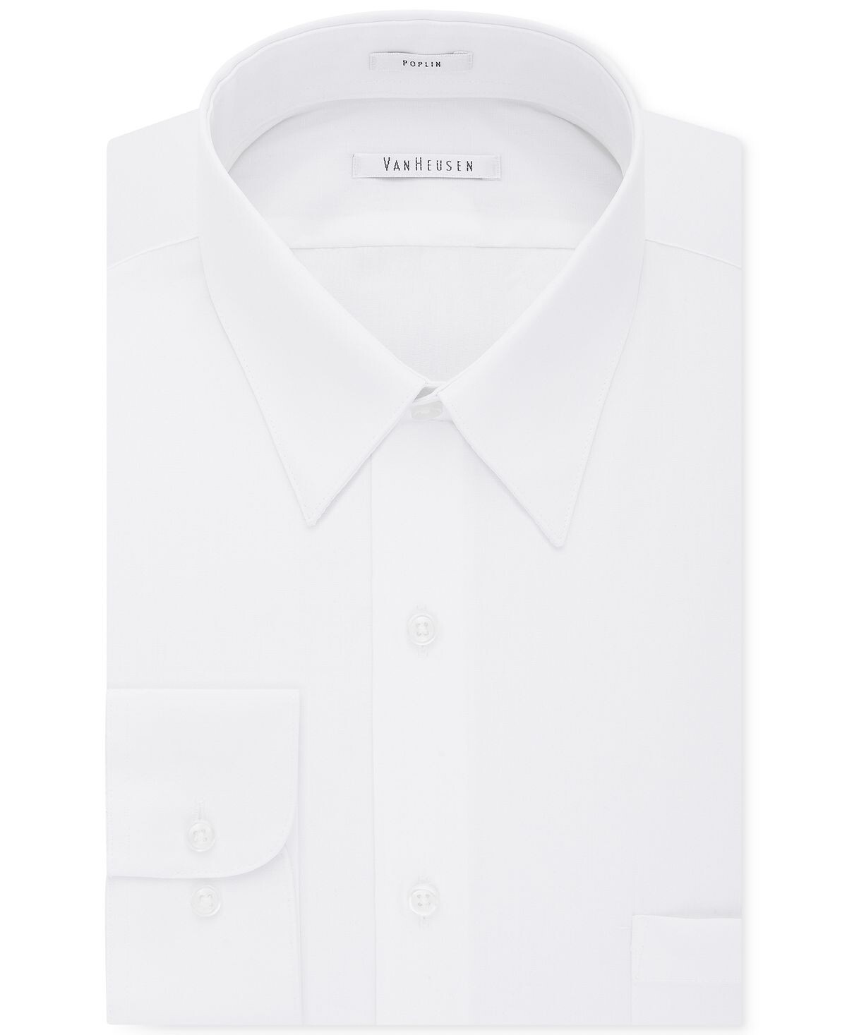 Мужская рубашка классического кроя из поплина с заостренным воротником Van Heusen, белый
Мужская рубашка классического кроя из поплина с заостренным воротником Van Heusen, белый