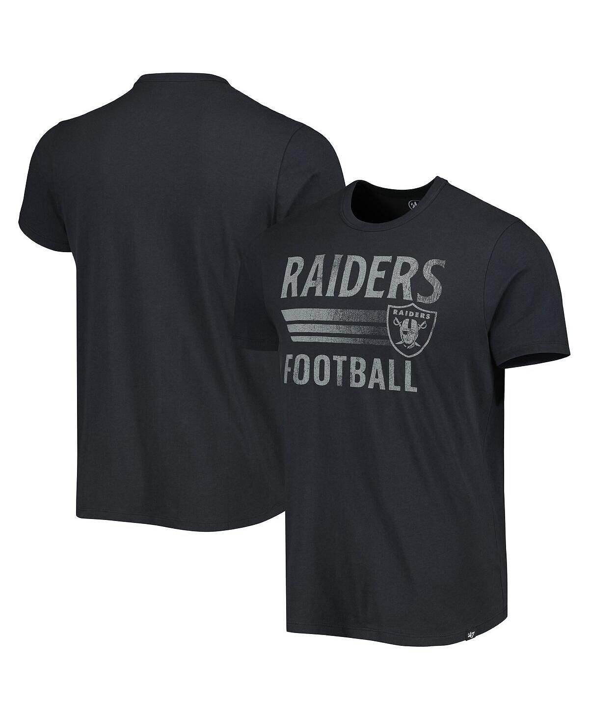Мужская черная футболка las vegas raiders wordmark rider franklin '47 Brand, черный
Мужская черная футболка las vegas raiders wordmark rider franklin '47 Brand, черный