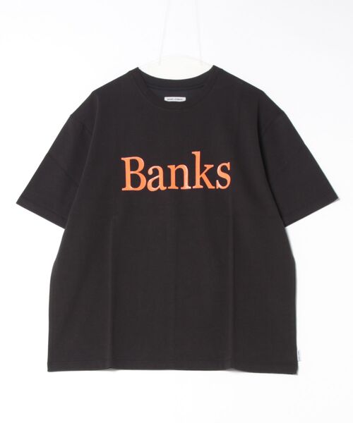 BANKS Футболка с коротким рукавом, принтом логотипа, Banns Journal, черный
BANKS Футболка с коротким рукавом, принтом логотипа, Banns Journal, черный