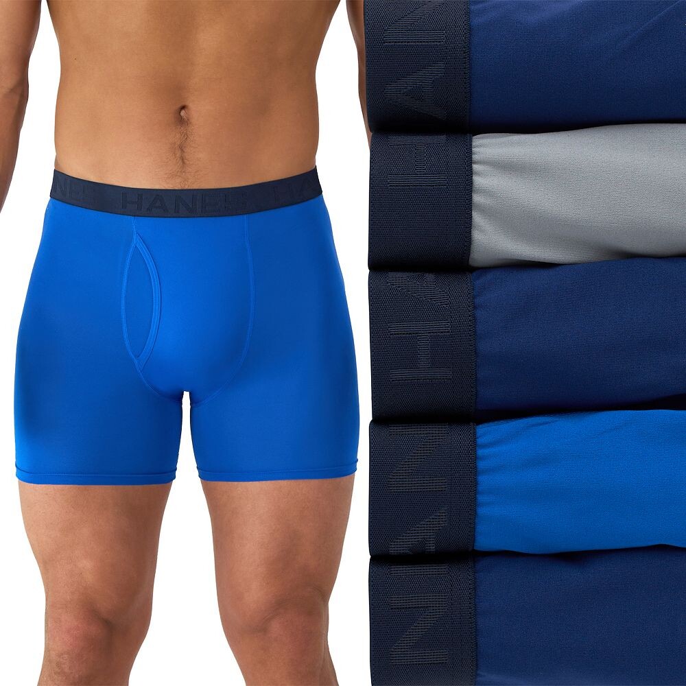 Мужские трусы-боксеры Hanes 4+1 ComfortSport Fresh IQ, цвет Assorted
Мужские трусы-боксеры Hanes 4+1 ComfortSport Fresh IQ, цвет Assorted