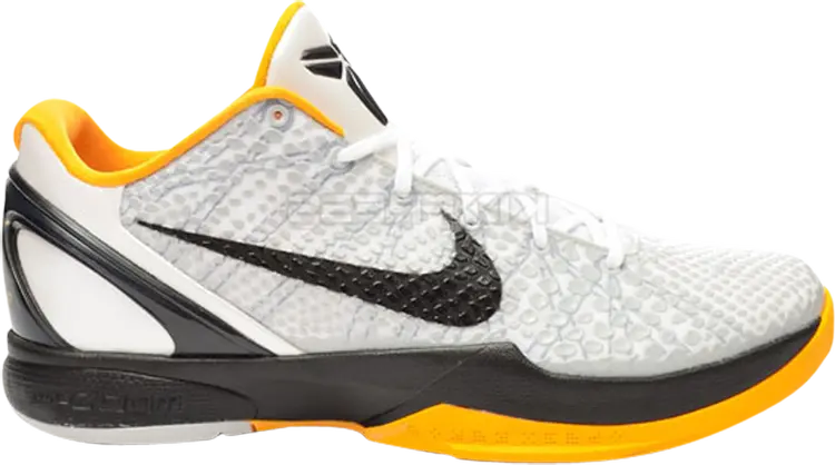 Кроссовки Nike Zoom Kobe 6 'White Del Sol', желтый 
Кроссовки Nike Zoom Kobe 6 'White Del Sol', желтый