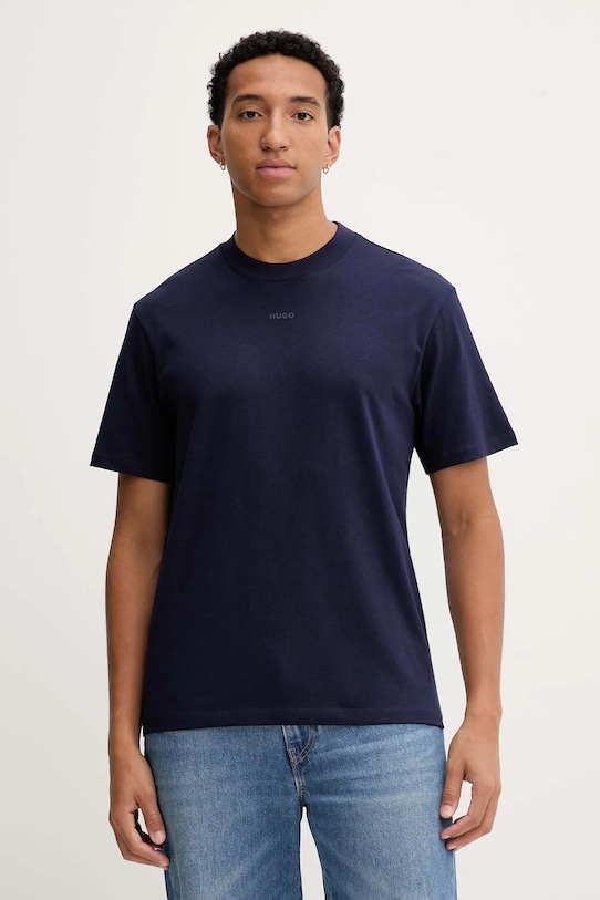 Хлопковая футболка Hugo, темно-синий
Хлопковая футболка Hugo, темно-синий