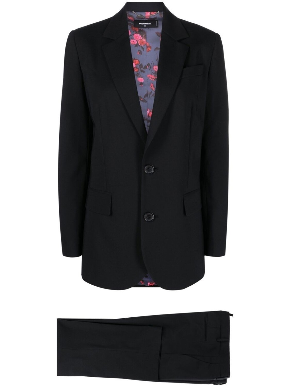 Dsquared2 костюм с однобортным пиджаком, черный
Dsquared2 костюм с однобортным пиджаком, черный