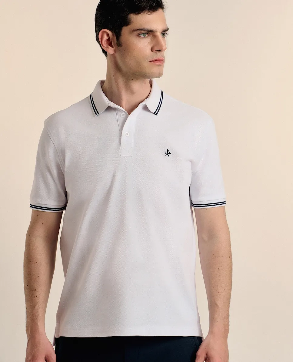 Классическая поло из пике с коротким рукавом Valecuatro, белый
Классическая поло из пике с коротким рукавом Valecuatro, белый