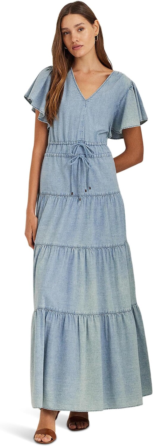Платье LAUREN Ralph Lauren Petite Chambray Tiered Maxidress, цвет Isla Wash
Платье LAUREN Ralph Lauren Petite Chambray Tiered Maxidress, цвет Isla Wash
