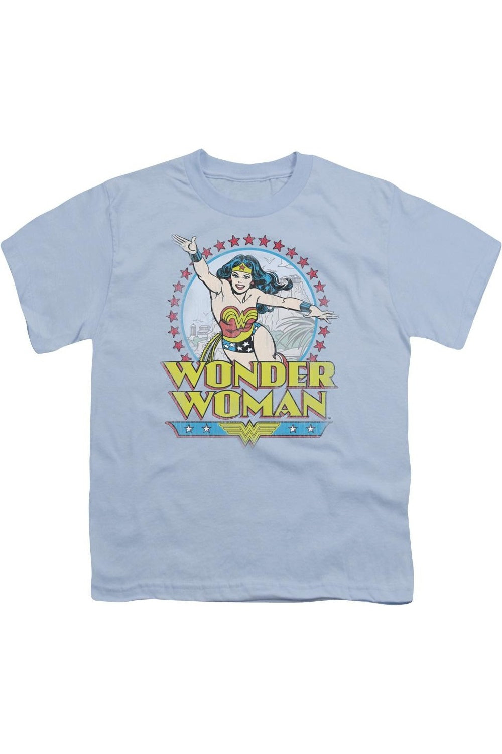 DC Comics Wonder Woman Звезда Острова Рай футболка с коротким рукавом для детей Gildan, светло-голубой
DC Comics Wonder Woman Звезда Острова Рай футболка с коротким рукавом для детей Gildan, светло-голубой