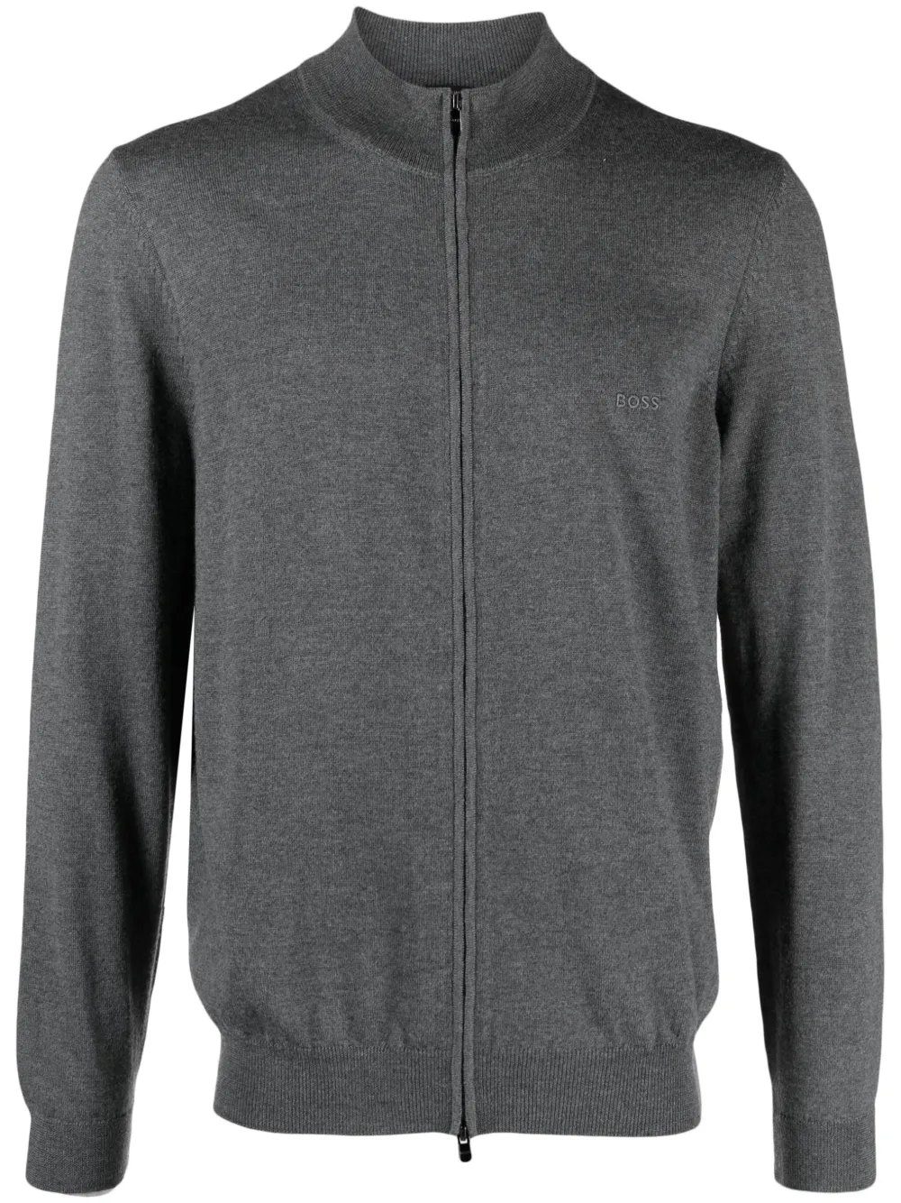 Кардиган на молнии BOSS, серый
Кардиган на молнии BOSS, серый