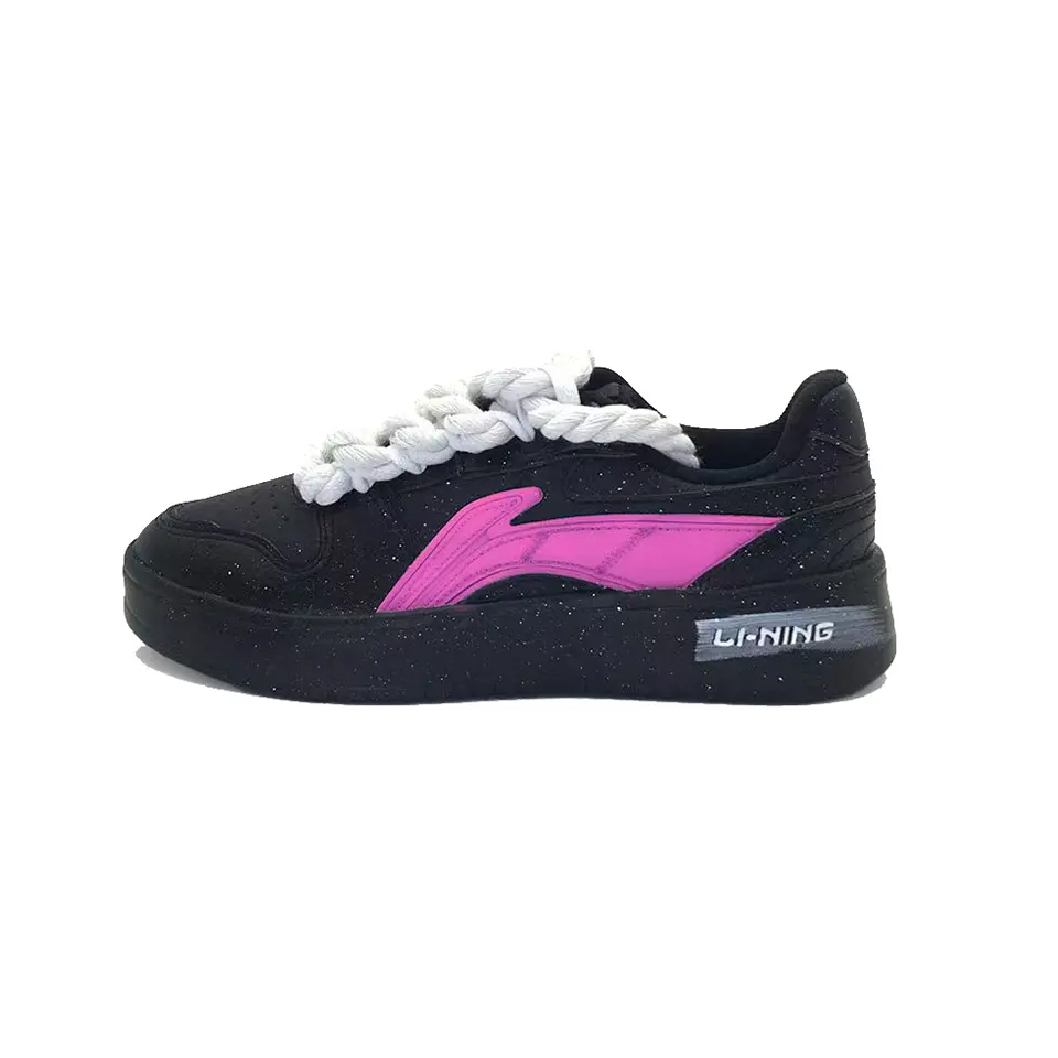 LINING Лининг противоскользящие амортизирующие с износостойкими свойствами низкие скейтборд кроссовки мужские черно-розовые, цвет Black Pink
LINING Лининг противоскользящие амортизирующие с износостойкими свойствами низкие скейтборд кроссовки мужские черно-розовые, цвет Black Pink
