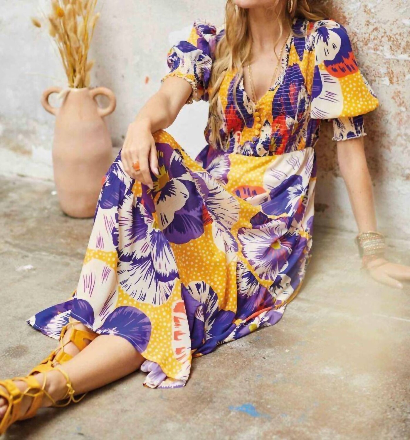 Желто-фиолетовое платье Prodiguese INDIES
Желто-фиолетовое платье Prodiguese INDIES