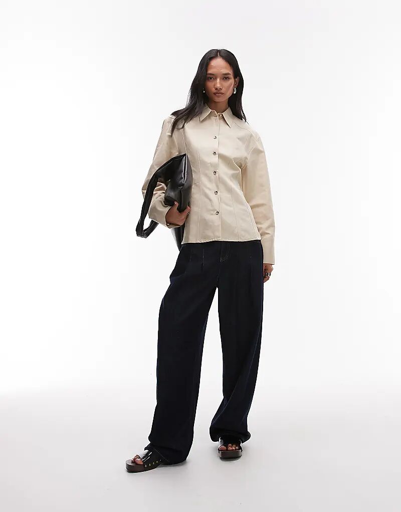 & Other Stories Жакет с рельефными плечами бежевого цвета
& Other Stories Жакет с рельефными плечами бежевого цвета