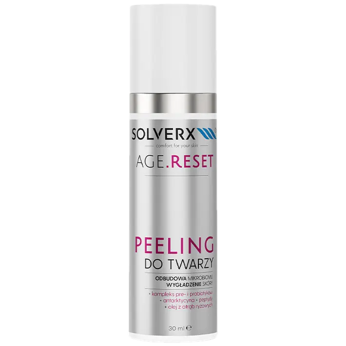 Solverx Age Reset скраб для восстановления микробиома лица, 30 мл
Solverx Age Reset скраб для восстановления микробиома лица, 30 мл