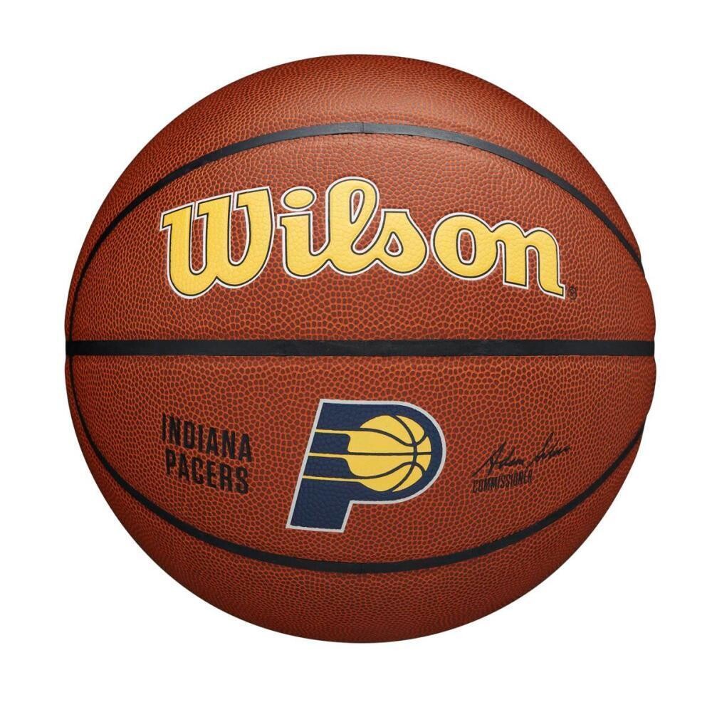 Баскетбол Индиана Пэйсерс NBA Team Alliance WILSON, коричневый/коричневый/желтый 
Баскетбол Индиана Пэйсерс NBA Team Alliance WILSON, коричневый/коричневый/желтый