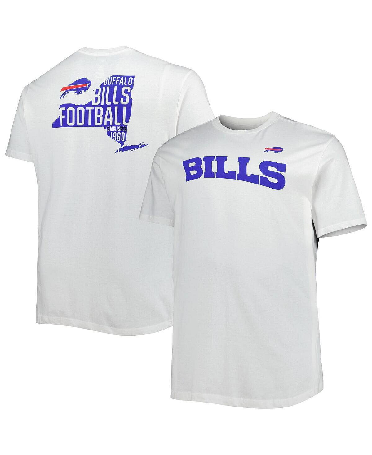 Мужская фирменная белая футболка buffalo bills big and tall hometown collection hot shot Fanatics, белый
Мужская фирменная белая футболка buffalo bills big and tall hometown collection hot shot Fanatics, белый