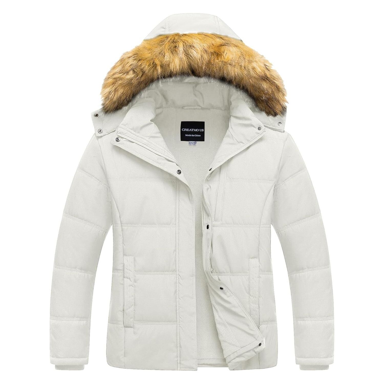 Куртка Creatmo Us Women's Plus Size Waterproof Fleece Lined, белый
Куртка Creatmo Us Women's Plus Size Waterproof Fleece Lined, белый