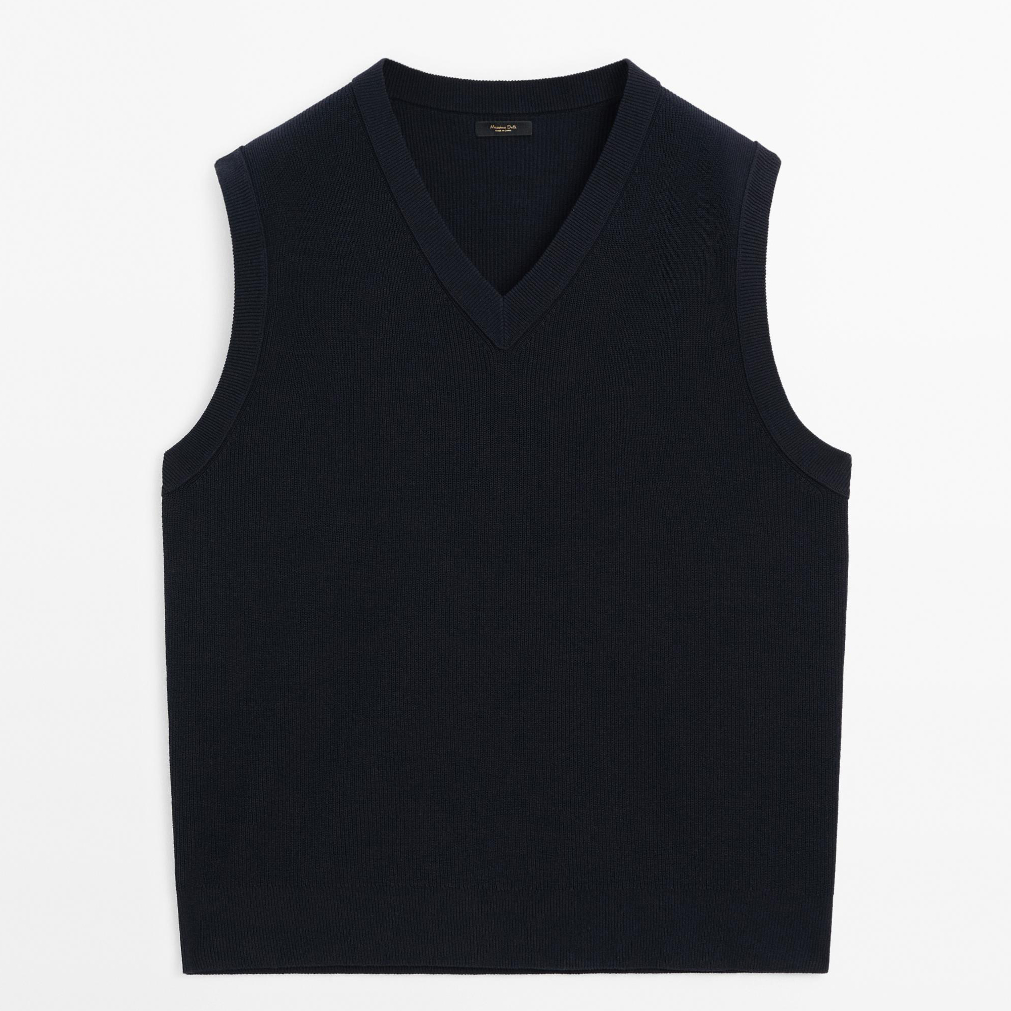 Жилет из смесового хлопка с V-образным вырезом Massimo Dutti, navy blue, Синий, Жилет из смесового хлопка с V-образным вырезом Massimo Dutti, navy blue
Жилет из смесового хлопка с V-образным вырезом Massimo Dutti, navy blue, Синий, Жилет из смесового хлопка с V-образным вырезом Massimo Dutti, navy blue