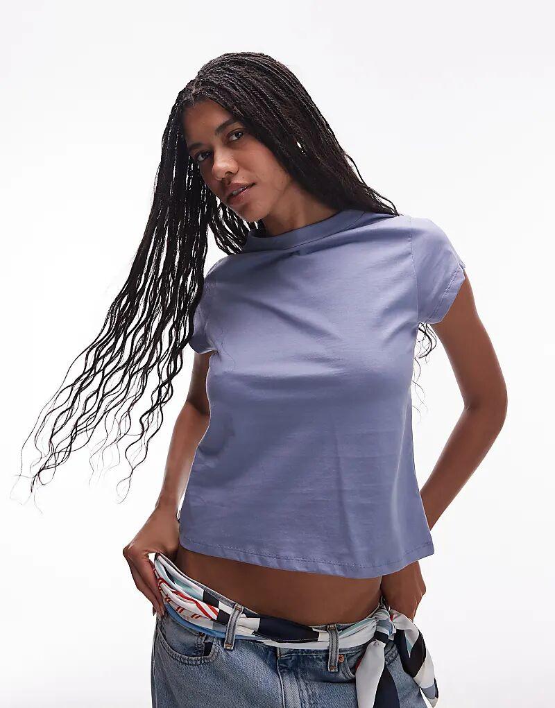 & Other Stories Приталенный трикотажный топ с рукавами реглан синего цвета
& Other Stories Приталенный трикотажный топ с рукавами реглан синего цвета