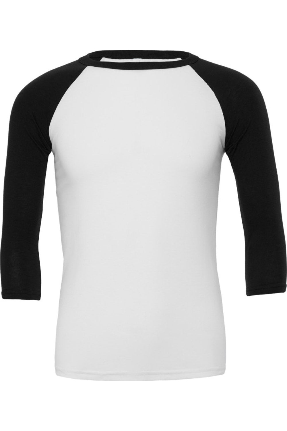 Мужская бейсбольная футболка с рукавом 3/4 из холста BELLA + CANVAS, белый/черный
Мужская бейсбольная футболка с рукавом 3/4 из холста BELLA + CANVAS, белый/черный