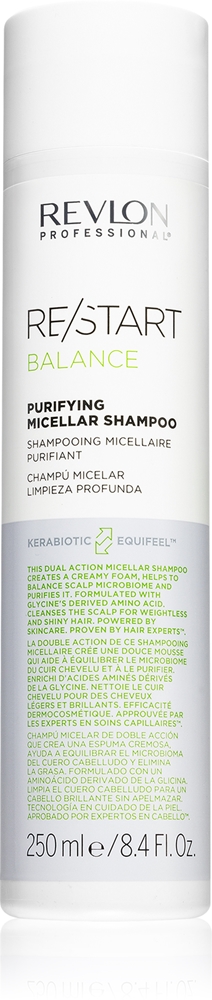 Re/Start Balance шампунь глубокого очищения Revlon Professional, 250 мл
Re/Start Balance шампунь глубокого очищения Revlon Professional, 250 мл