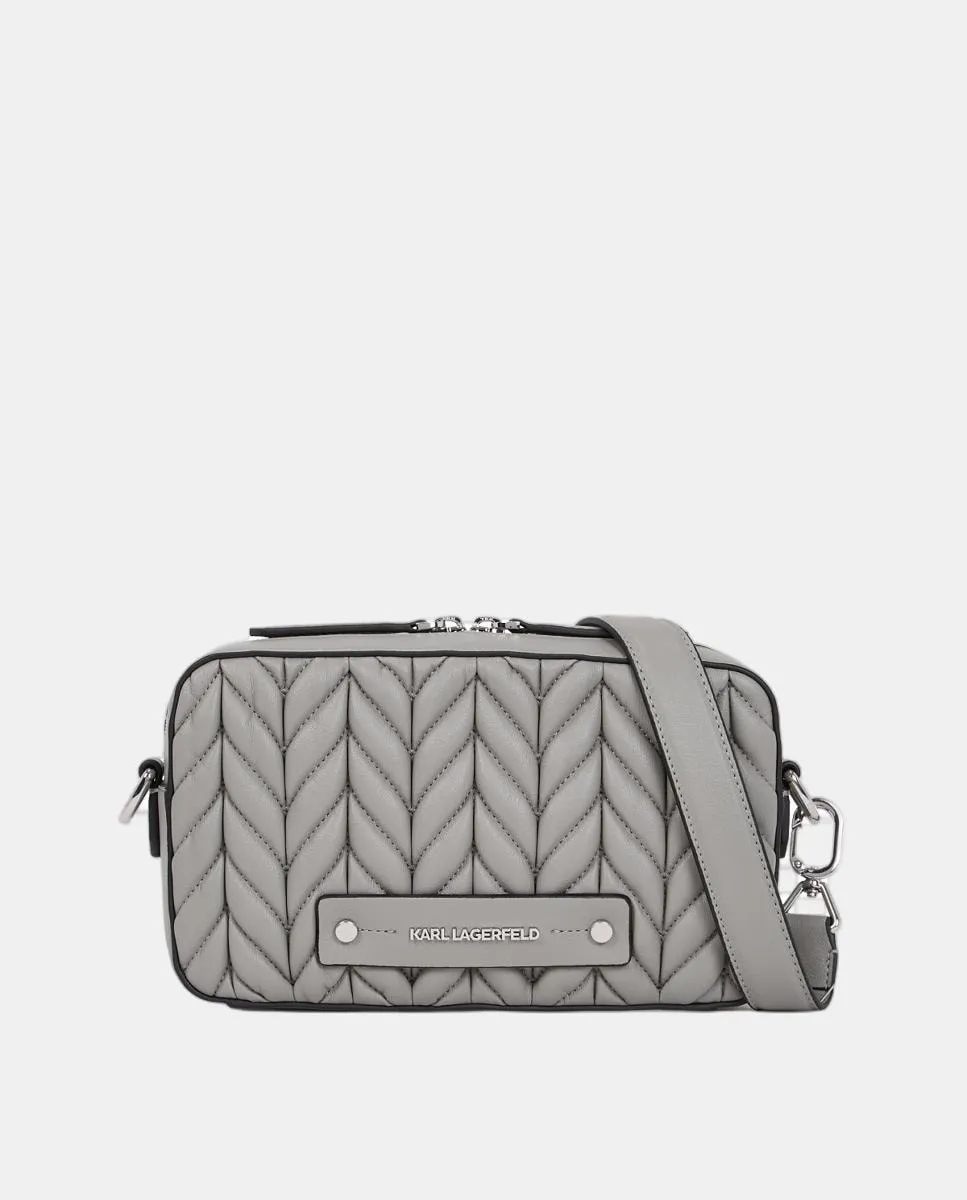 Маленькая сумка через плечо из переработанного полиамида на молнии Karl Lagerfeld, серый
Маленькая сумка через плечо из переработанного полиамида на молнии Karl Lagerfeld, серый
