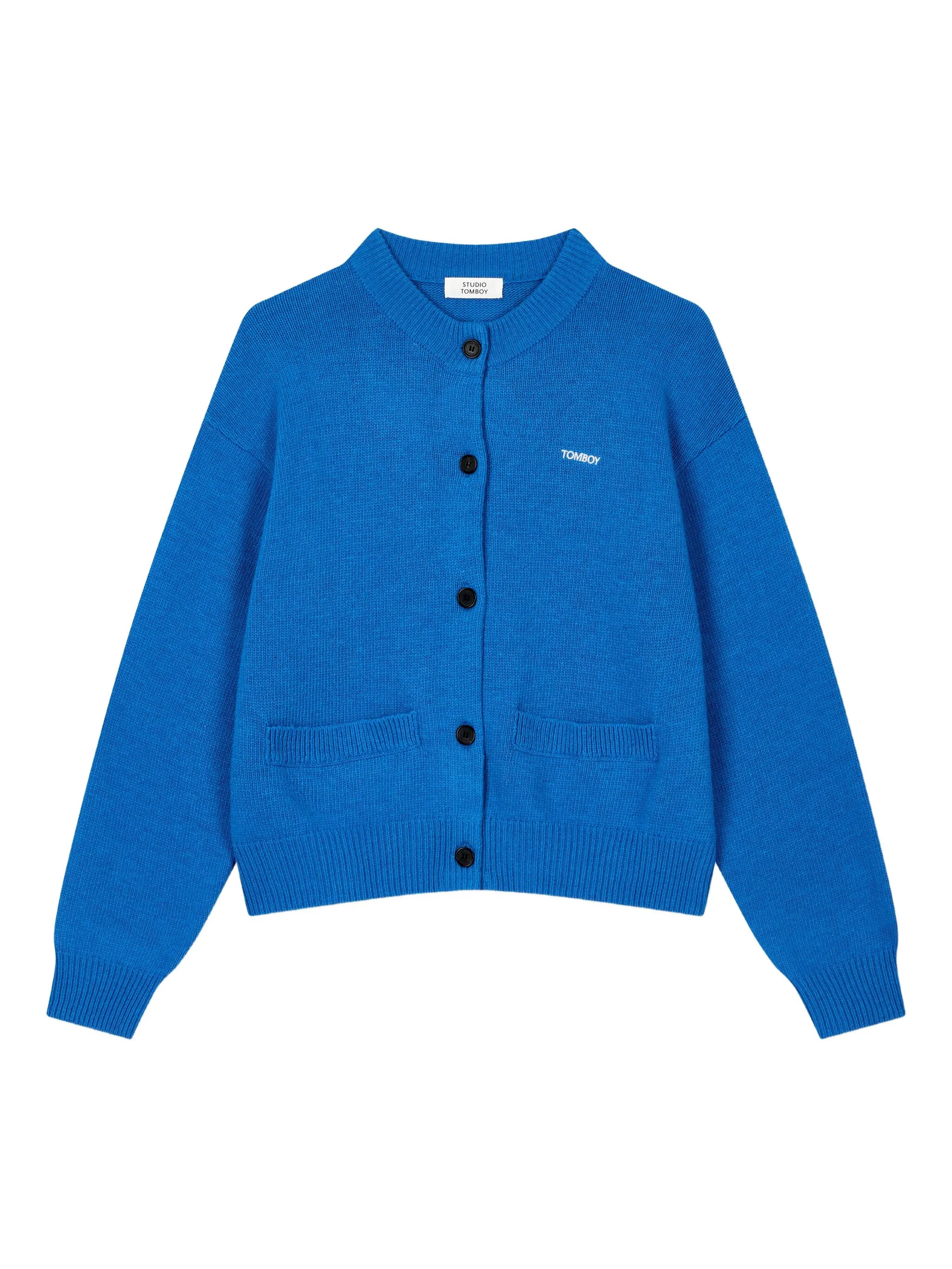 Кардиган с вышитым логотипом Studio Tomboy, синий
Кардиган с вышитым логотипом Studio Tomboy, синий