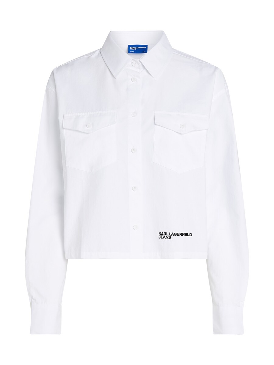 Межсезонная куртка KARL LAGERFELD JEANS, белый 
Межсезонная куртка KARL LAGERFELD JEANS, белый