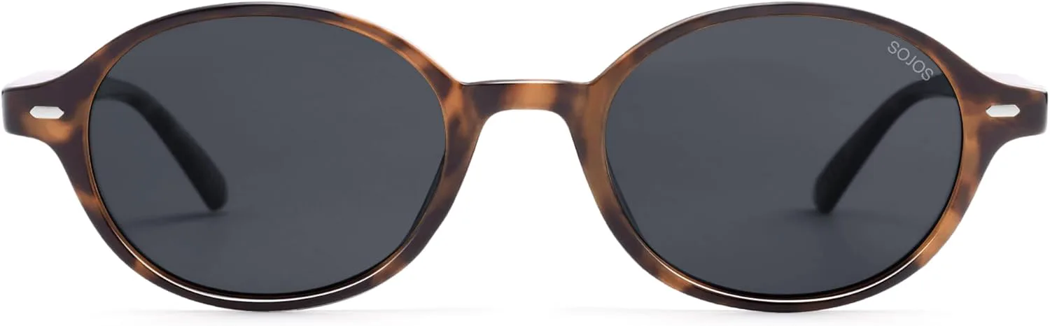 Солнцезащитные очки SOJOS Retro Oval Round Polarized Sunglasses для женщин и мужчин, маленькие, стильные, винтажные, модные, модель SJ2611, Dark Tortoise/Grey
Солнцезащитные очки SOJOS Retro Oval Round Polarized Sunglasses для женщин и мужчин, маленькие, стильные, винтажные, модные, модель SJ2611, Dark Tortoise/Grey