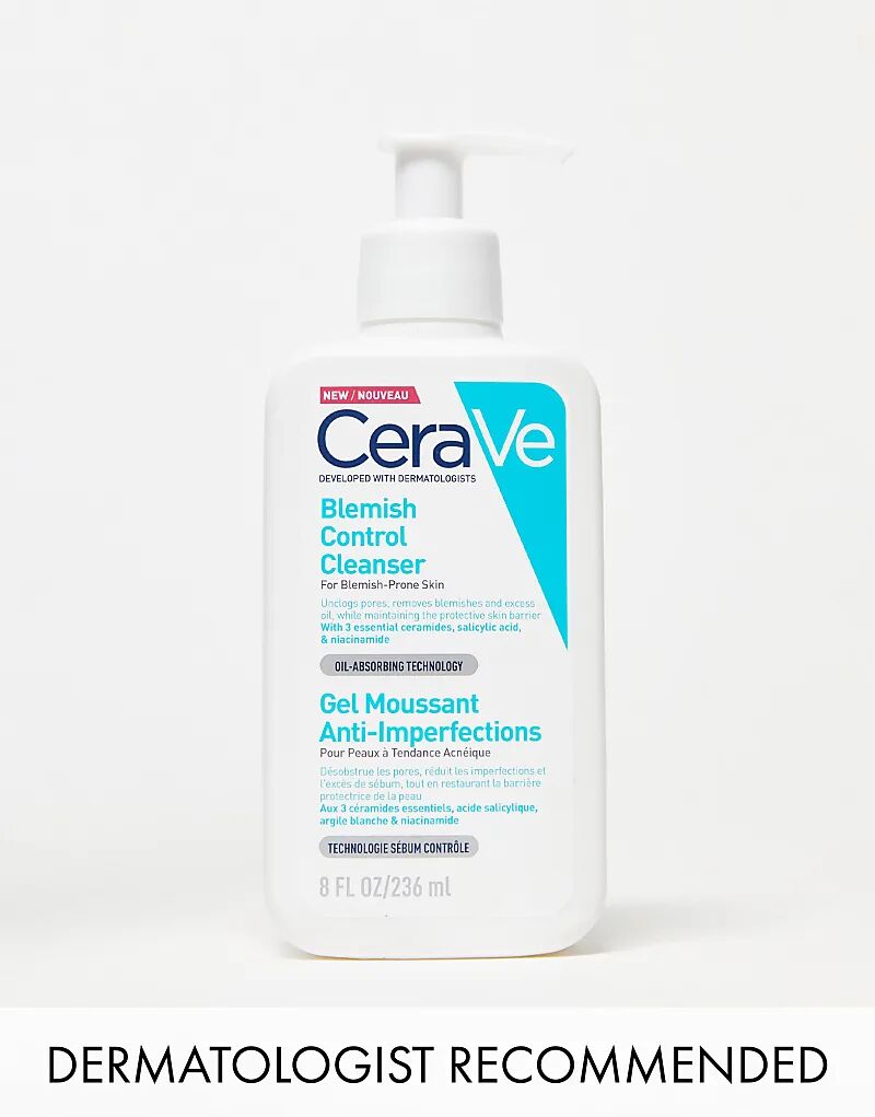 CeraVe Blemish Control Очищающее средство для проблемной кожи, склонной к появлению несовершенств, 236 мл
CeraVe Blemish Control Очищающее средство для проблемной кожи, склонной к появлению несовершенств, 236 мл
