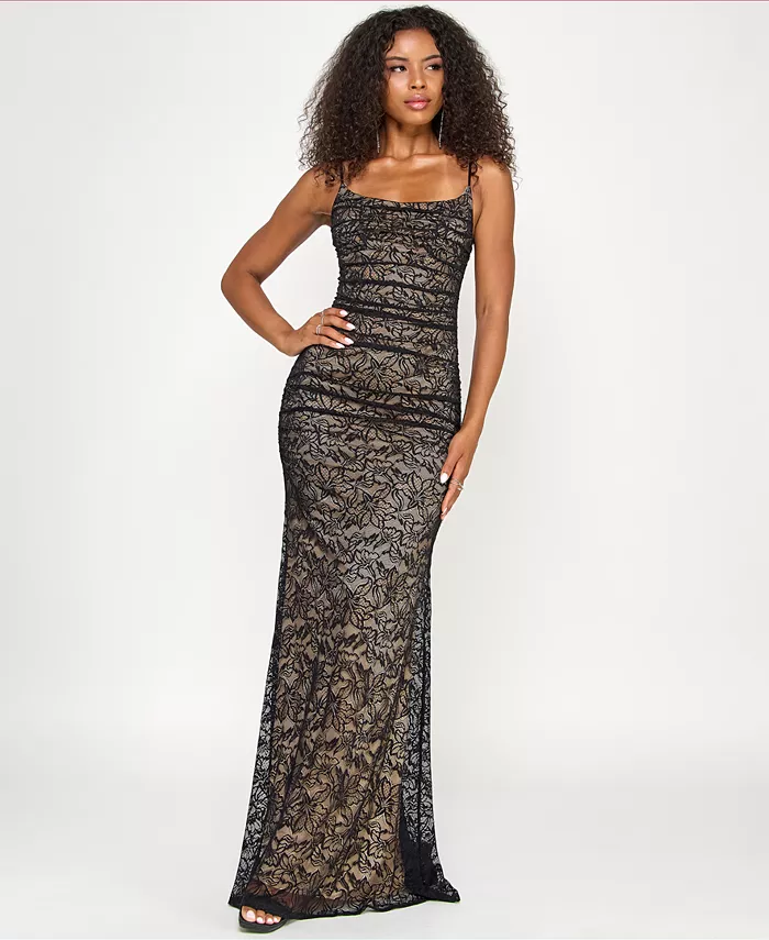 Платье для юниоров без рукавов с кружевным корсетом на спине Emerald Sundae, черный
Платье для юниоров без рукавов с кружевным корсетом на спине Emerald Sundae, черный