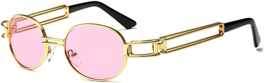 Модные круглые солнцезащитные очки для женщин и мужчин в винтажном стиле с металлической оправой, в стиле стимпанк, солнцезащитные очки UV400 для мужчин MTZJH, C6 Gold-pink
Модные круглые солнцезащитные очки для женщин и мужчин в винтажном стиле с металлической оправой, в стиле стимпанк, солнцезащитные очки UV400 для мужчин MTZJH, C6 Gold-pink