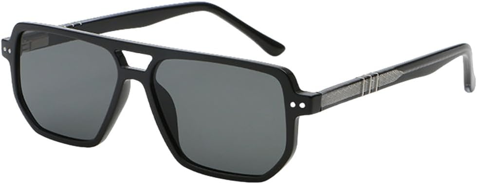 Солнцезащитные очки в крупной оправе в стиле ретро для женщин с защитой от УФ-излучения UV400, солнцезащитные очки с двойной перемычкой для мужчин, очки для вождения, унисекс, леопардовый коричневый, летние TKKTLLT, Black
Солнцезащитные очки в крупной оправе в стиле ретро для женщин с защитой от УФ-излучения UV400, солнцезащитные очки с двойной перемычкой для мужчин, очки для вождения, унисекс, леопардовый коричневый, летние TKKTLLT, Black