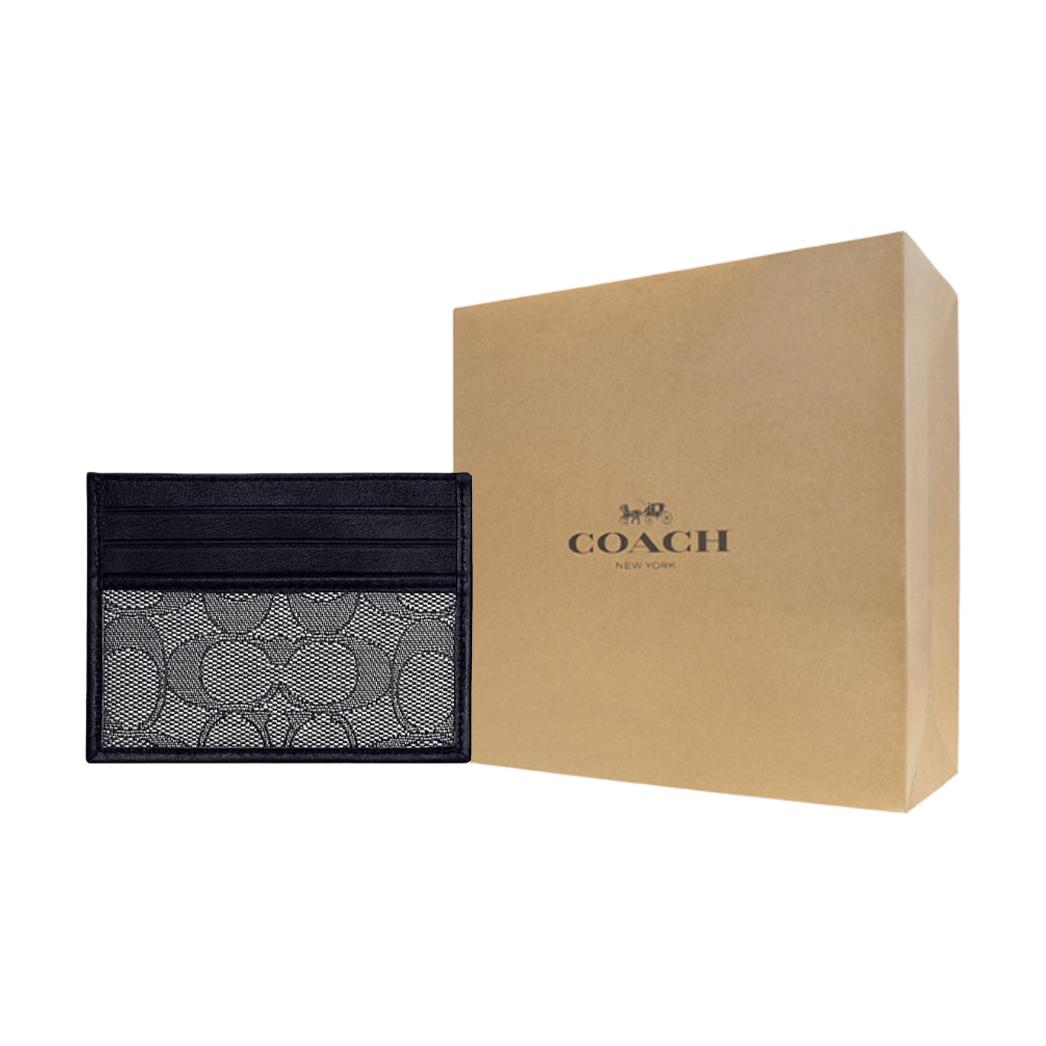 COACH Картхолдер из ткани с кожаным держателем для карт мужской черный серый
COACH Картхолдер из ткани с кожаным держателем для карт мужской черный серый