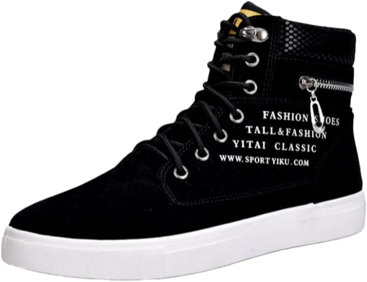 Мужские модные повседневные туфли - высокие кеды на шнурках из ткани - резиновая подошва - удобные и легкие - подходят для всех сезонов Spkfhd, черный
Мужские модные повседневные туфли - высокие кеды на шнурках из ткани - резиновая подошва - удобные и легкие - подходят для всех сезонов Spkfhd, черный