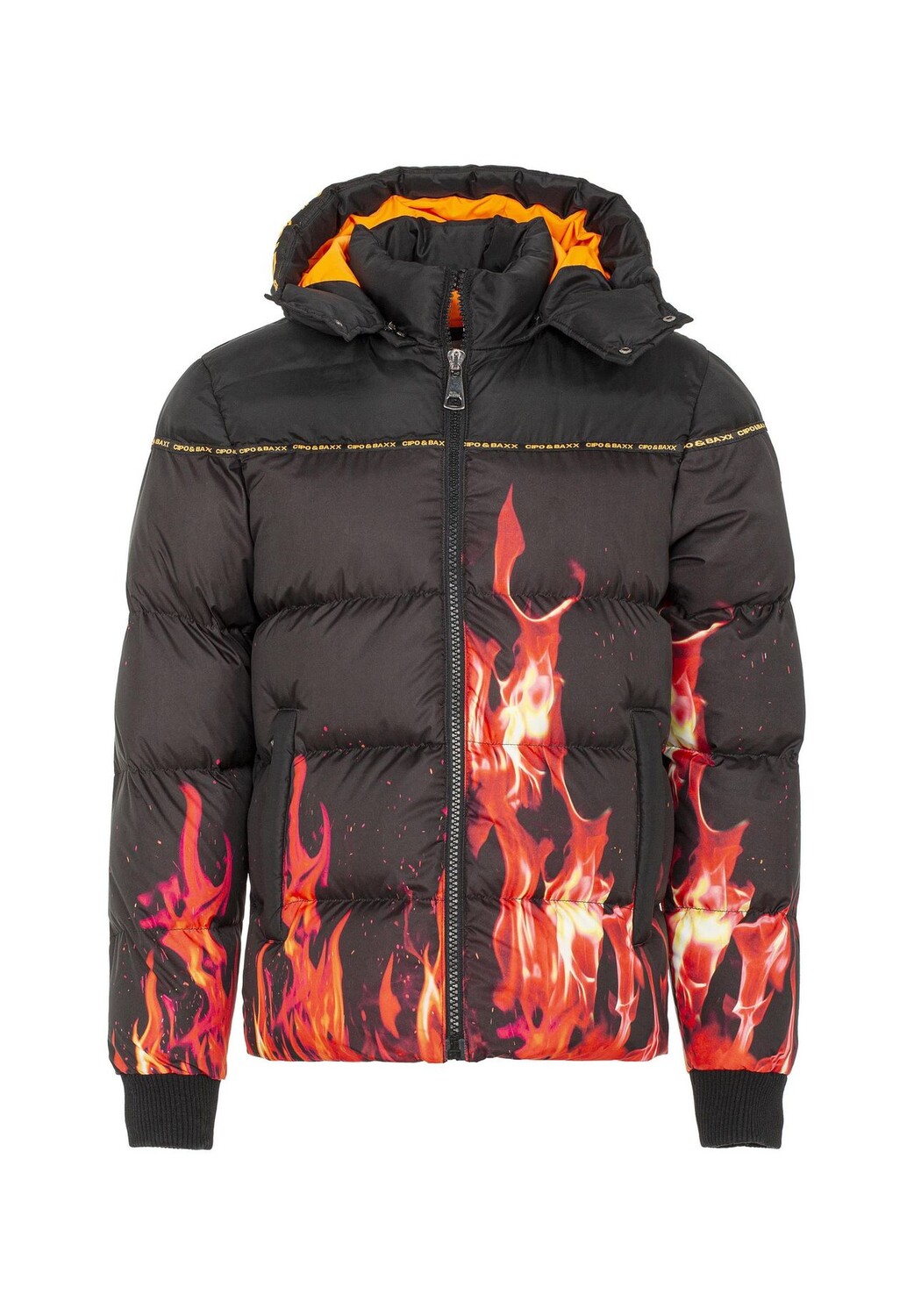 Зимняя куртка в прохладном огненном дизайне CIPO & BAXX, черный
Зимняя куртка в прохладном огненном дизайне CIPO & BAXX, черный