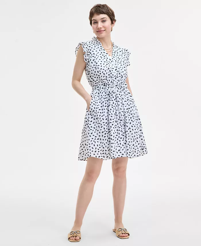 Женское мини-платье с V-образным вырезом и расклешенными рукавами On 34th, мультиколор
Женское мини-платье с V-образным вырезом и расклешенными рукавами On 34th, мультиколор