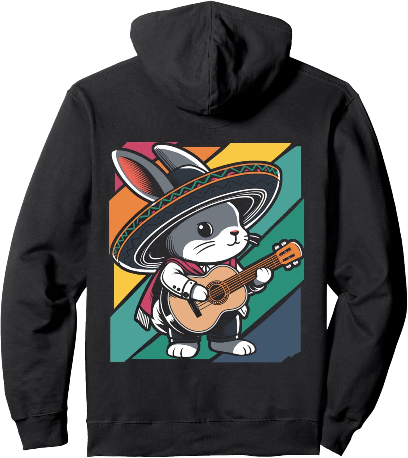 Мексиканский кролик, гитарист, кролик, толстовка Chilango Mariachi Ranch Bunnies Mexican Hare, черный
Мексиканский кролик, гитарист, кролик, толстовка Chilango Mariachi Ranch Bunnies Mexican Hare, черный