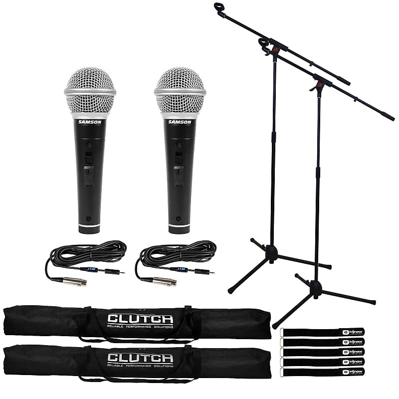 Вокальный микрофон Samson Microphone Boom Stand Clip Holder Foldable Tripod Clutch w Bag, Vocal Mic 2 Pack
Вокальный микрофон Samson Microphone Boom Stand Clip Holder Foldable Tripod Clutch w Bag, Vocal Mic 2 Pack