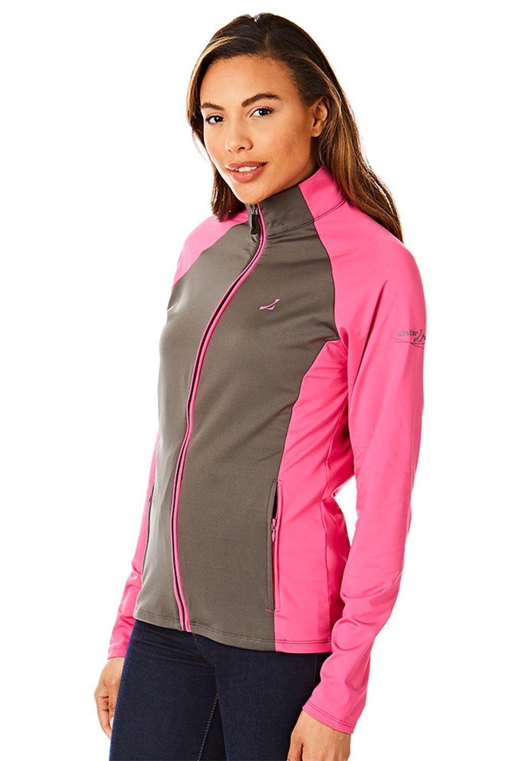 Промежуточный слой для гольфа с рукавами реглан и молнией Under Par, розовый
Промежуточный слой для гольфа с рукавами реглан и молнией Under Par, розовый