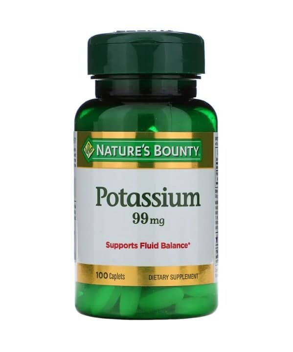 Калий, 99 мг, 100 капсул, Nature's Bounty
Калий, 99 мг, 100 капсул, Nature's Bounty