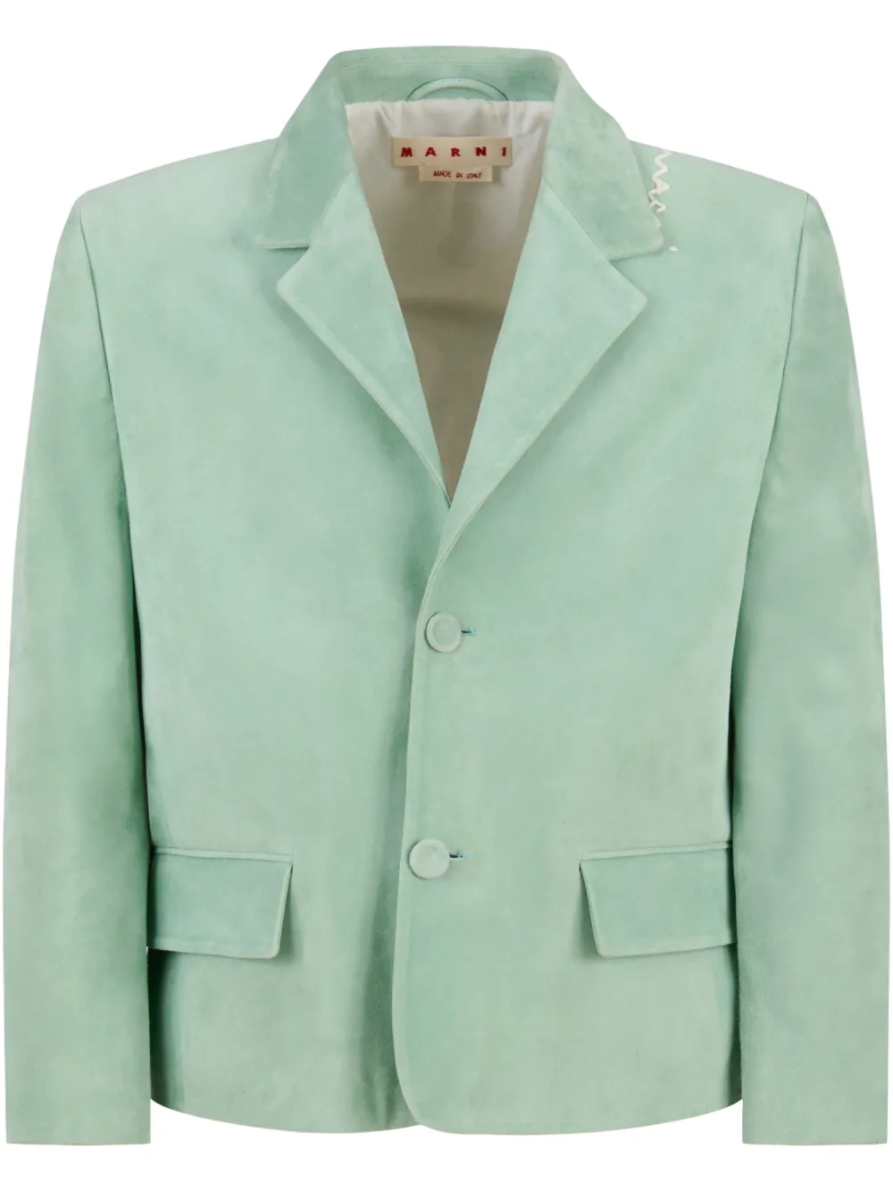 Замшевый пиджак Marni, зеленый
Замшевый пиджак Marni, зеленый