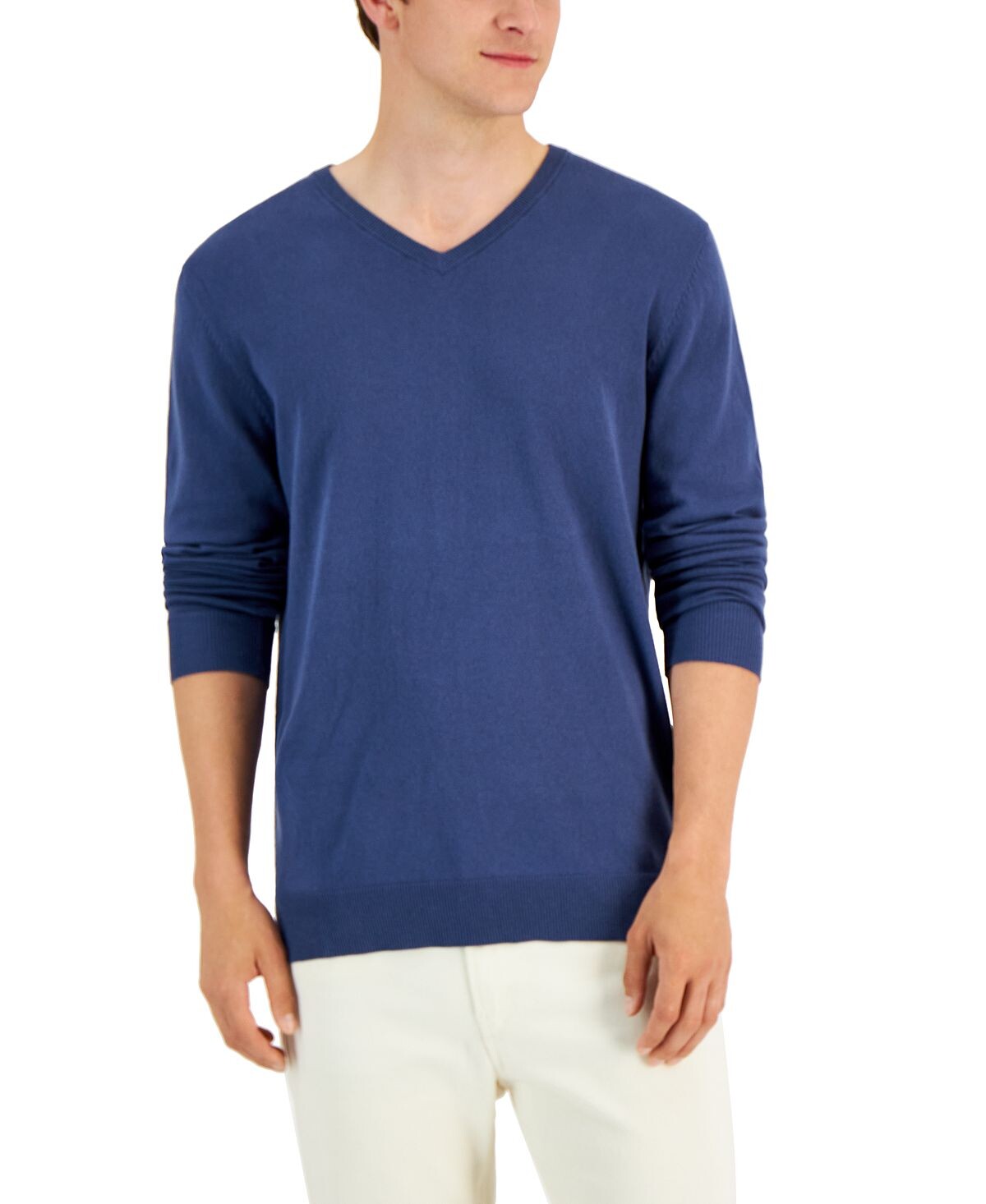 Мужской однотонный хлопковый свитер с v-образным вырезом, созданный для macy's Alfani, мульти
Мужской однотонный хлопковый свитер с v-образным вырезом, созданный для macy's Alfani, мульти