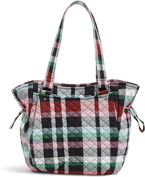 Женская хлопковая сумочка-сэтчел Vera Bradley Glenna, плед
Женская хлопковая сумочка-сэтчел Vera Bradley Glenna, плед