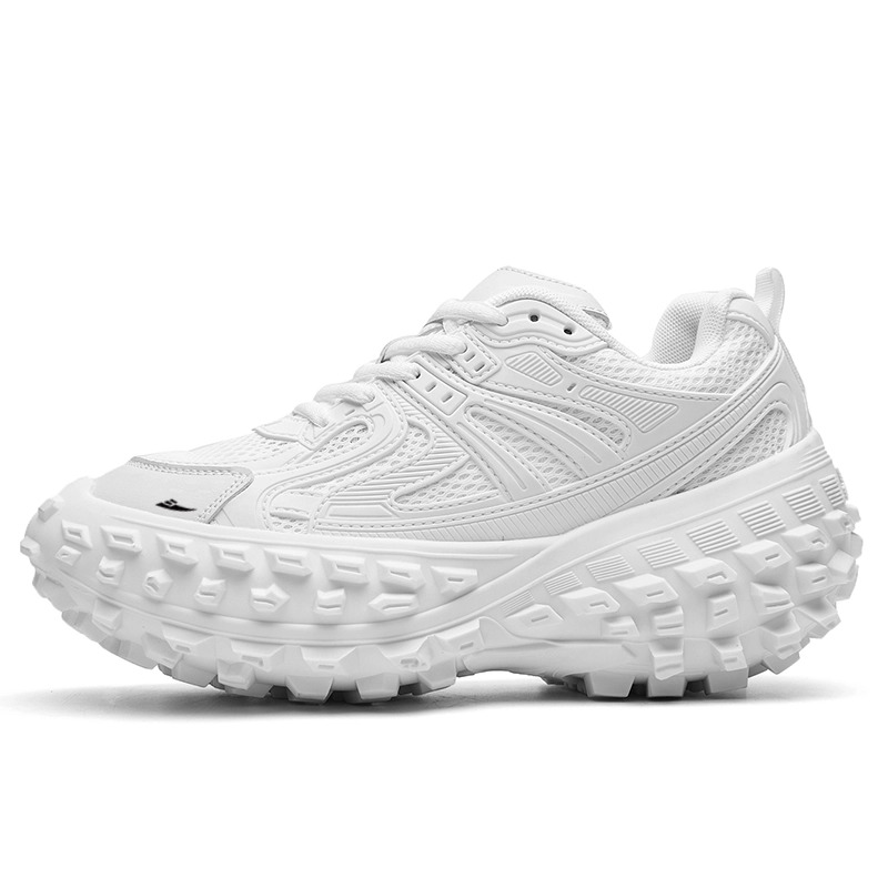 Kuding Антискользящие и износостойкие массивные кроссовки на платформе унисекс белого цвета, цвет White
Kuding Антискользящие и износостойкие массивные кроссовки на платформе унисекс белого цвета, цвет White