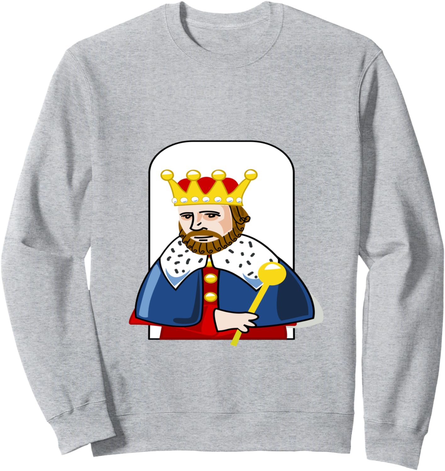 Толстовка с изображением короля Трампа Fashion Tees, серый
Толстовка с изображением короля Трампа Fashion Tees, серый