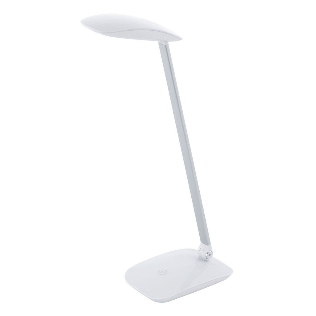 EGLO CAJERO Светодиодная настольная лампа с сенсорным экраном, USB, 1 лампа, белый, плата светодиодов, A+, 95695
EGLO CAJERO Светодиодная настольная лампа с сенсорным экраном, USB, 1 лампа, белый, плата светодиодов, A+, 95695