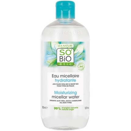 Мицеллярный очищающий лосьон Hydra Aloe Vera 500 мл Sobio Etic
Мицеллярный очищающий лосьон Hydra Aloe Vera 500 мл Sobio Etic