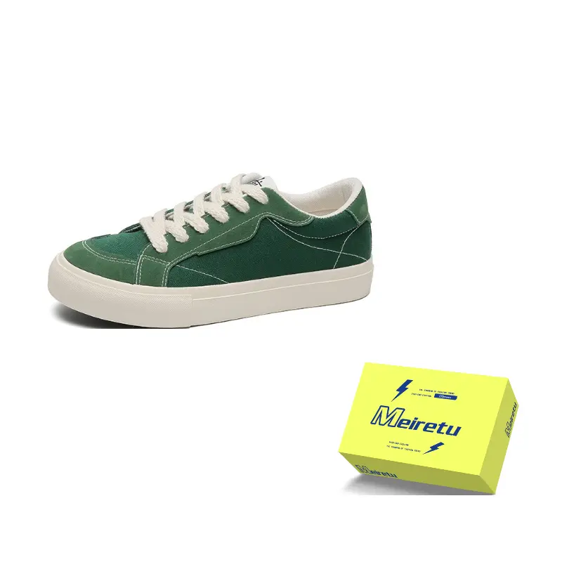 Meiretu Антискользящие износостойкие низкие скейтерские кроссовки мужские зеленые, цвет Green
Meiretu Антискользящие износостойкие низкие скейтерские кроссовки мужские зеленые, цвет Green