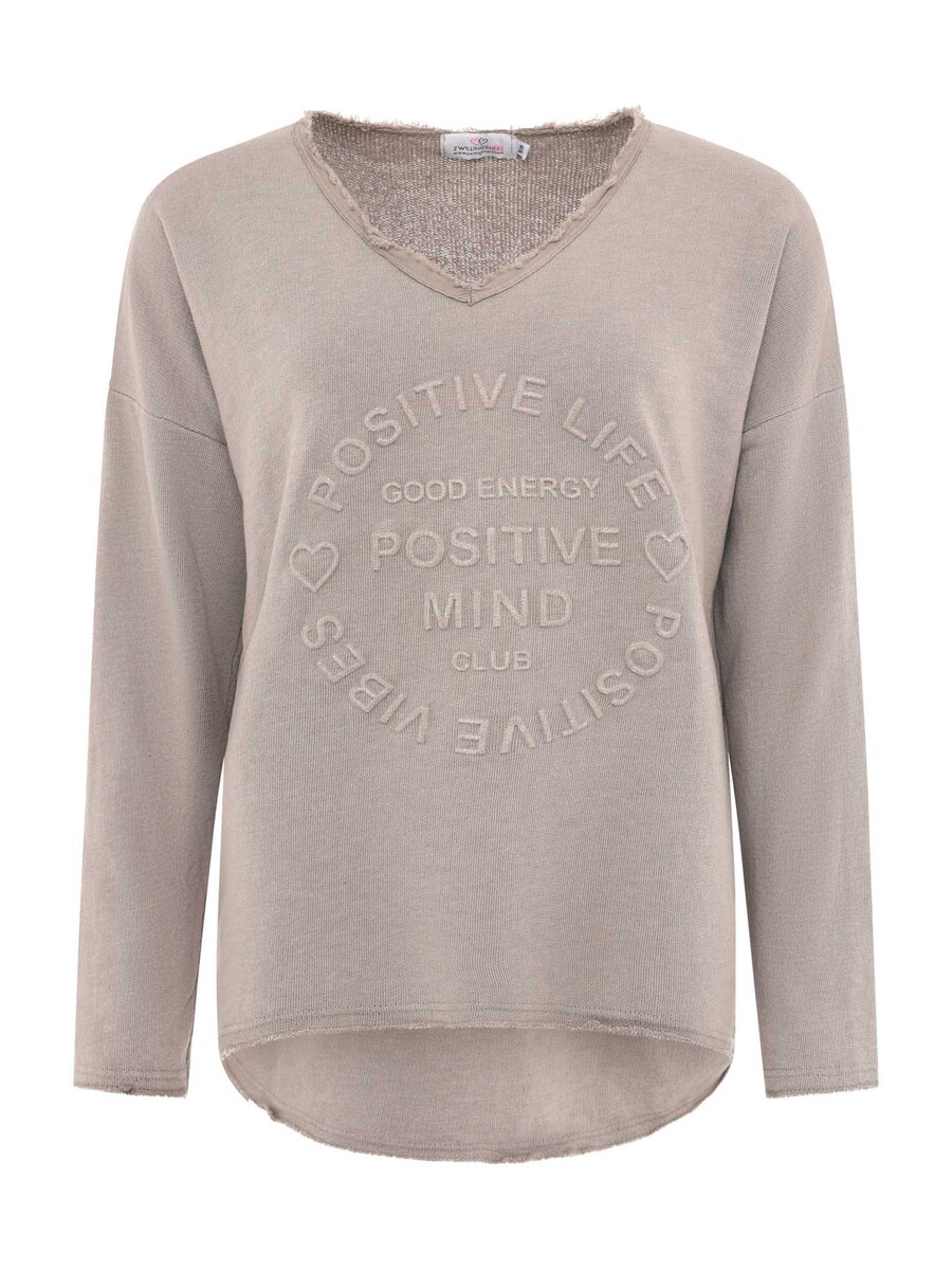 Свитер Zwillingsherz Sweatshirt Positive Mind, серо-коричневый
Свитер Zwillingsherz Sweatshirt Positive Mind, серо-коричневый