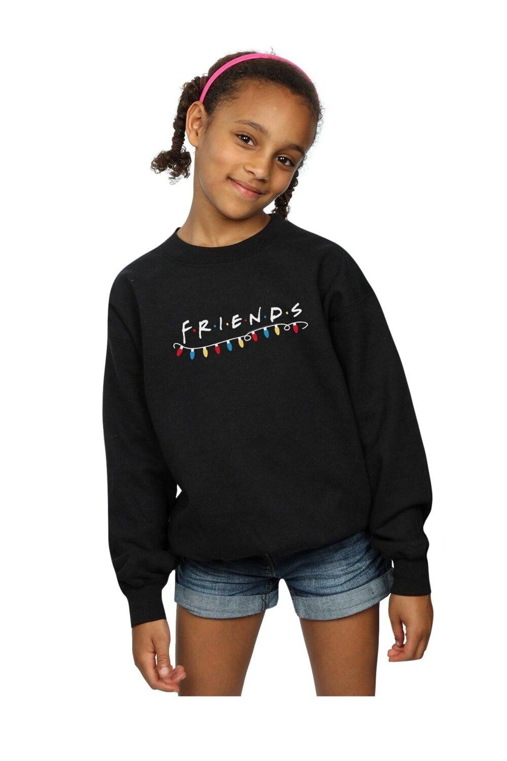 Толстовка с рождественскими огнями Friends, черный
Толстовка с рождественскими огнями Friends, черный